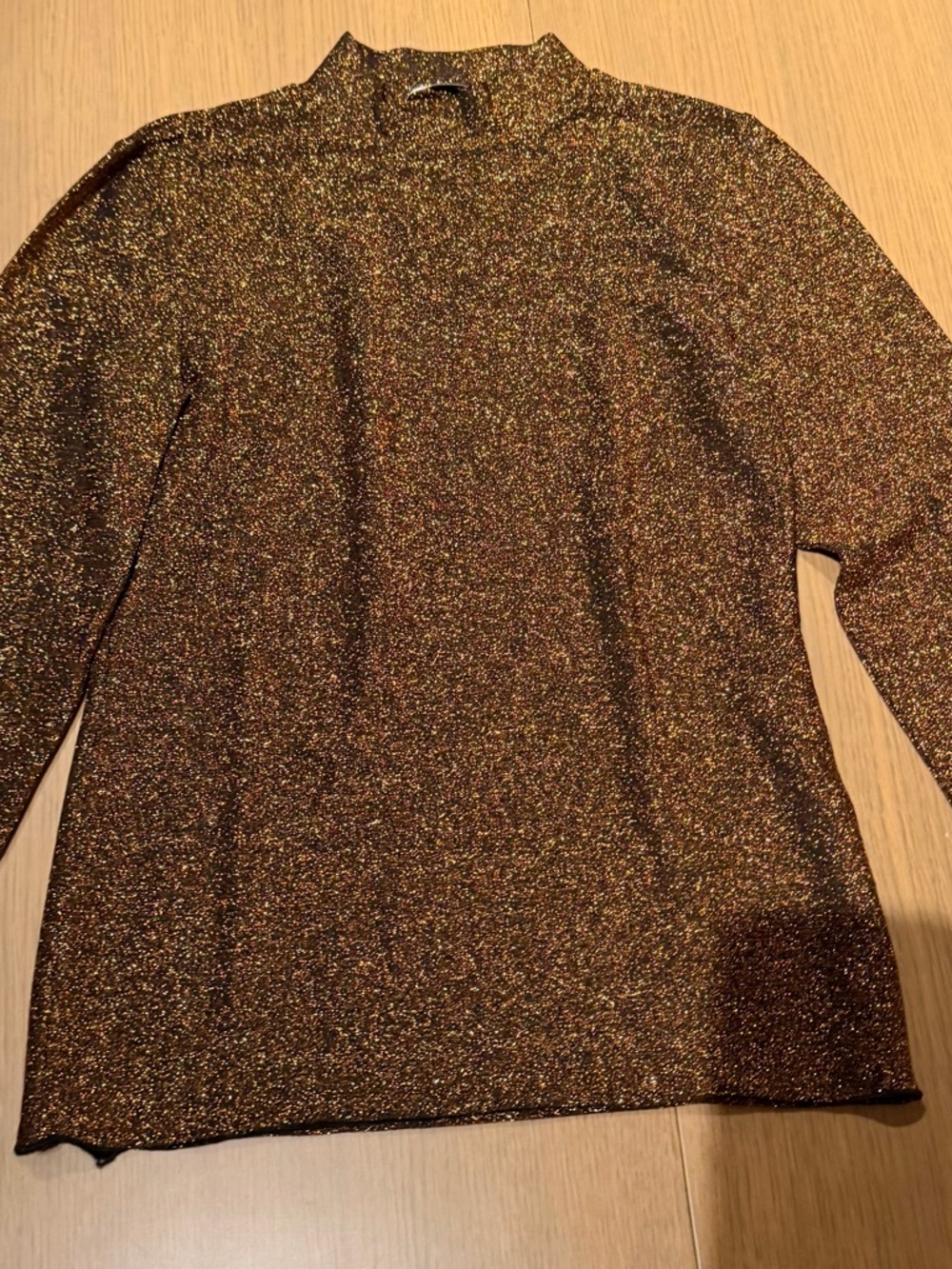 Copper Sparkle Sweater